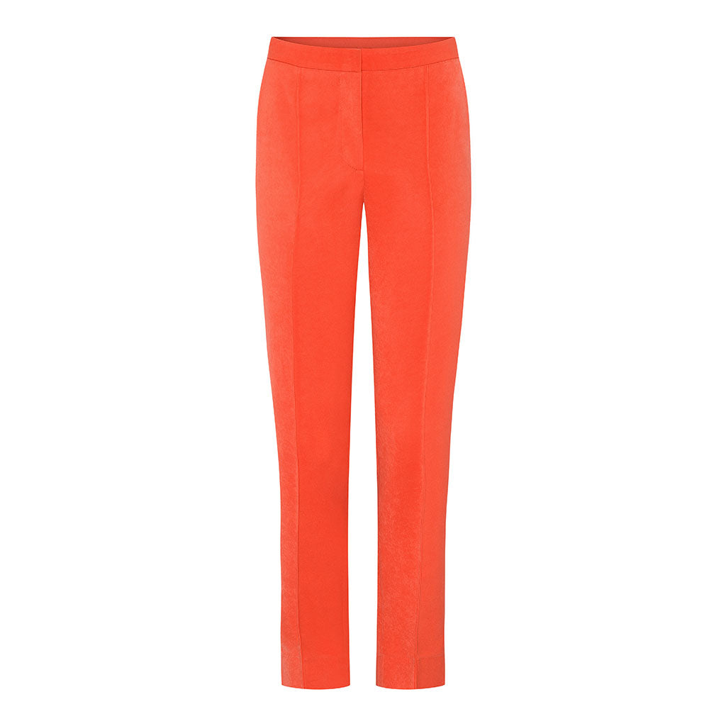 Orange Tapered Trousers