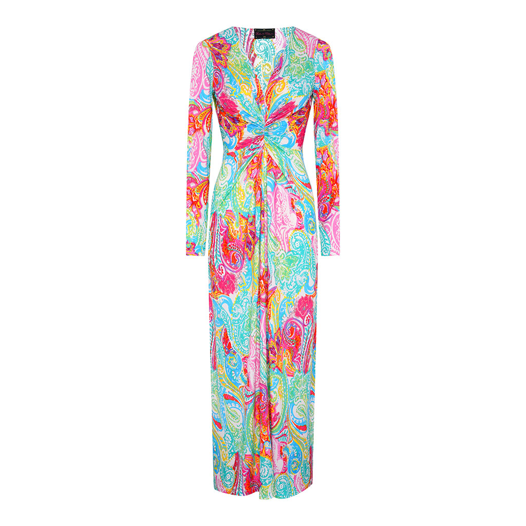 Pastel Paisley Lola Maxi Dress - Beatrice von Tresckow Designs