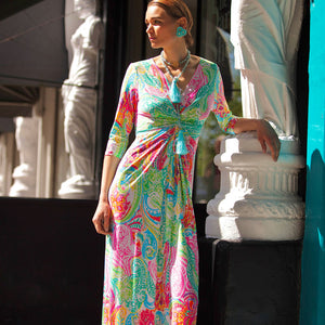 Pastel Paisley Lola Maxi Dress