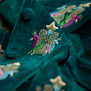 Peacock Reign Tudor Revere Velvet Jacket