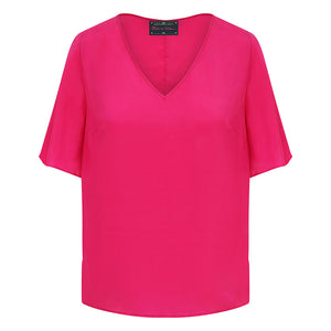 Pink Flare Sleeve Top