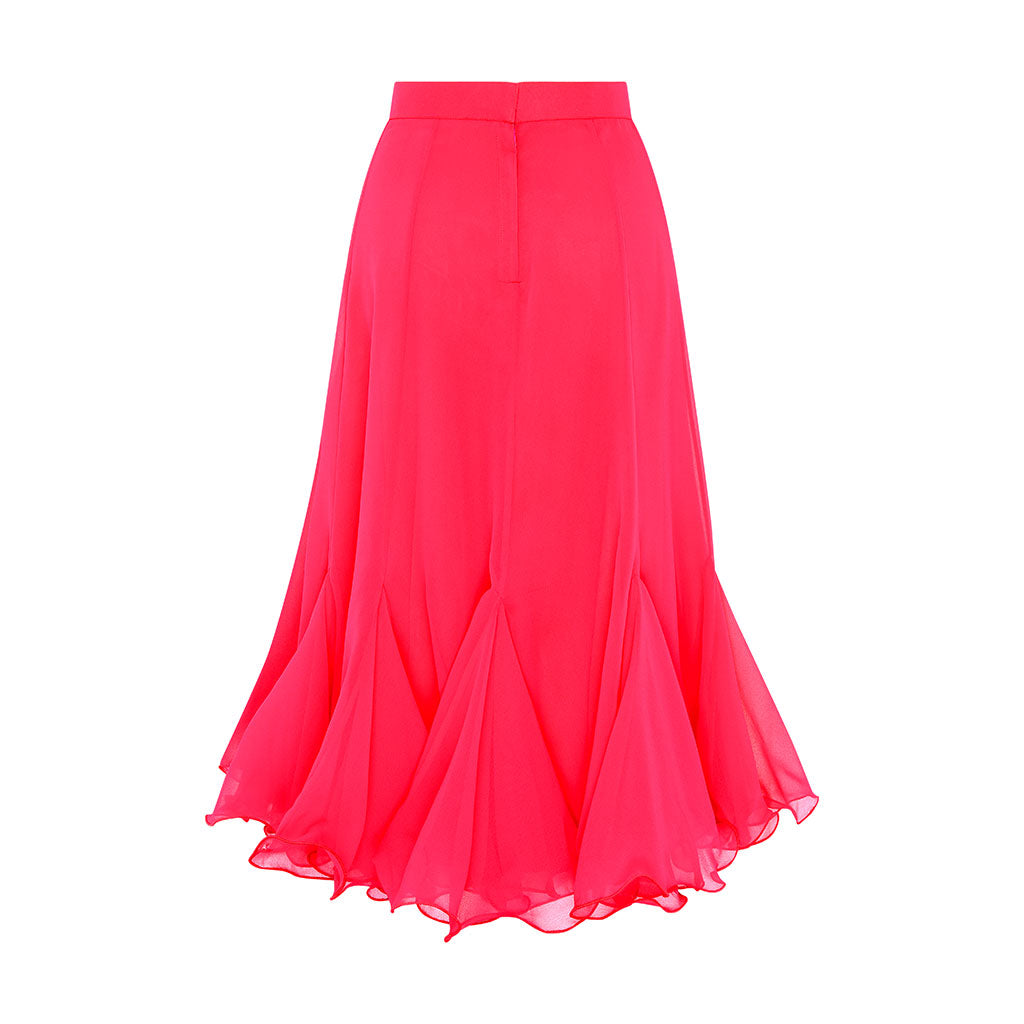 Pink Godet Skirt