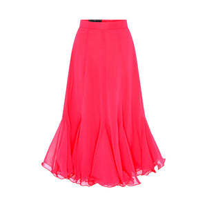 Pink Godet Skirt