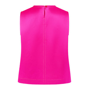 Pink Josea Satin Top