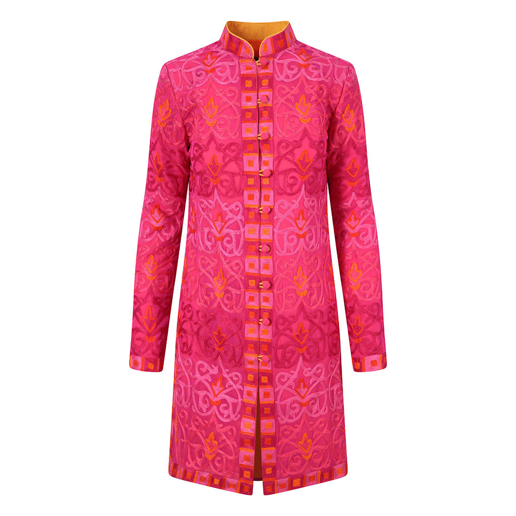 Pink Embroidered Mystique Jacket