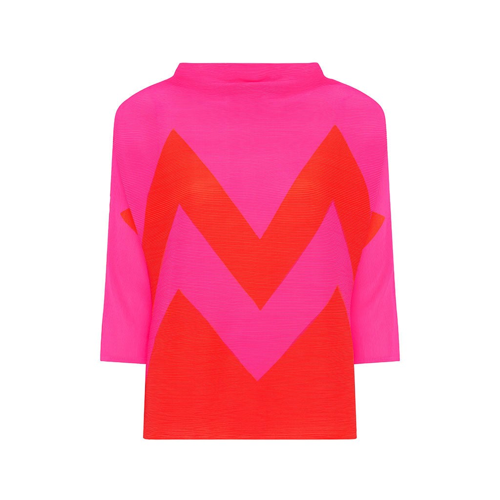 Pink/Orange Zig Zag Jumper