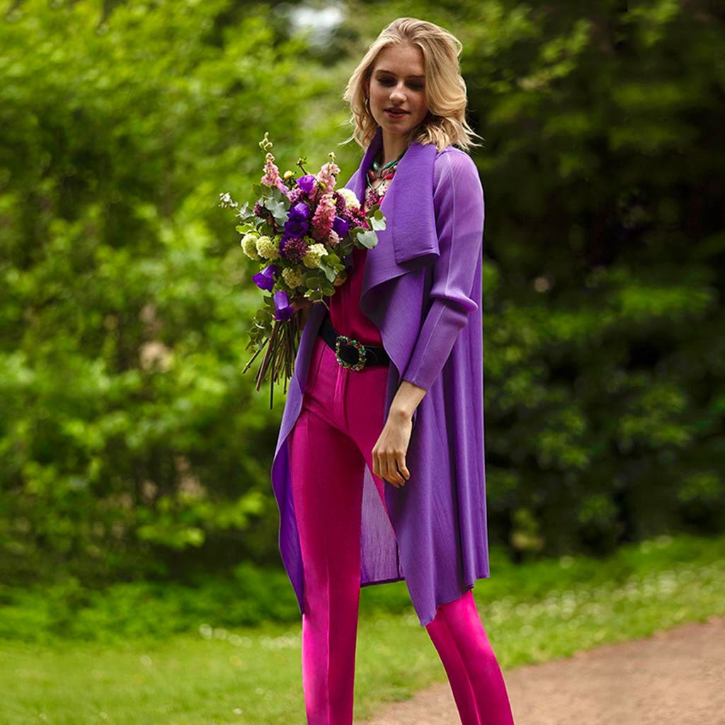 Pink Tapered Trousers