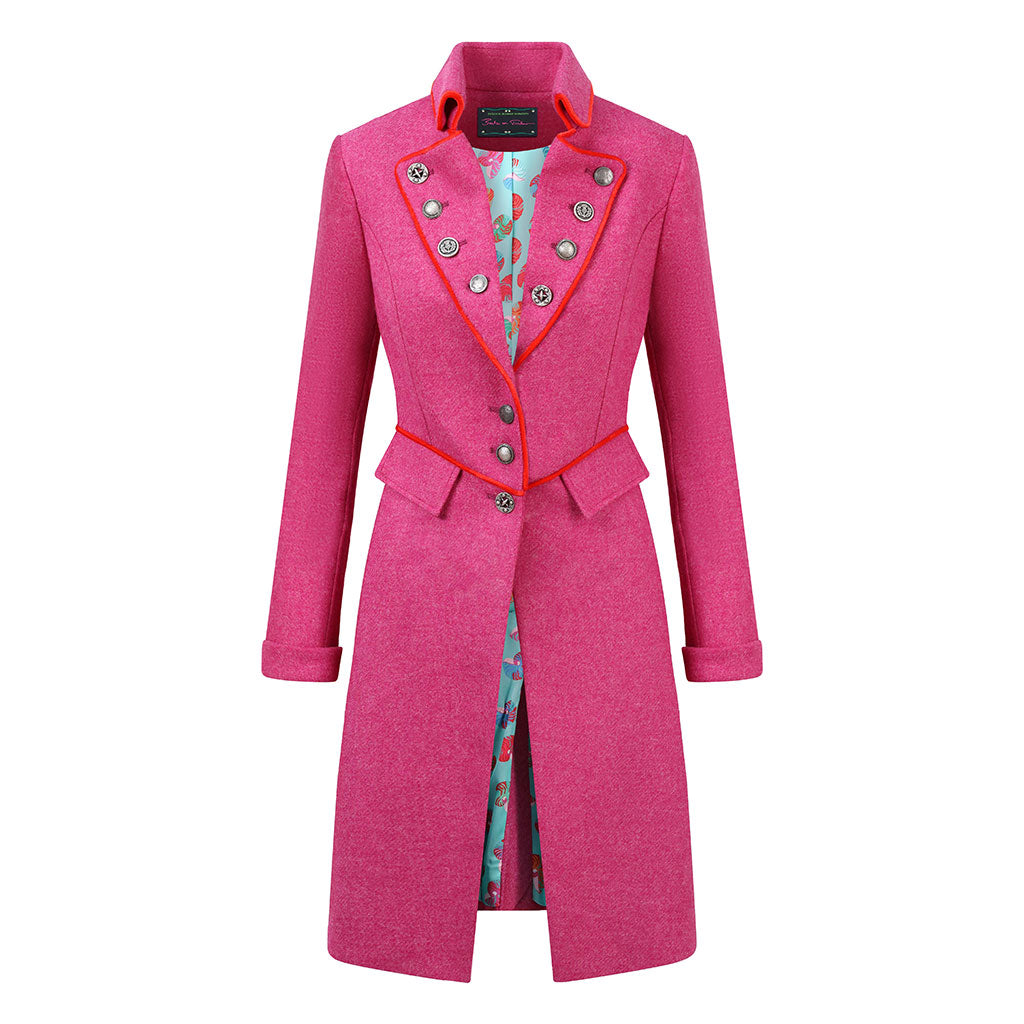 Pink Tweed Pirate Coat