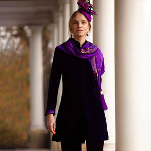 Purple Velvet Grace Jacket