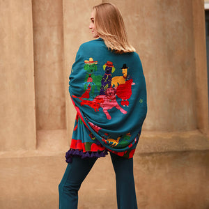 Radiant Poochies Stilvoll Wool Shawl