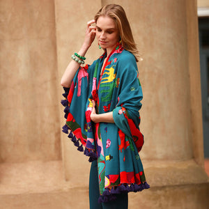 Radiant Poochies Stilvoll Wool Shawl