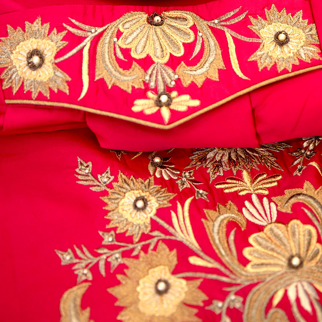 Raspberry Missouri Silk Dresscoat