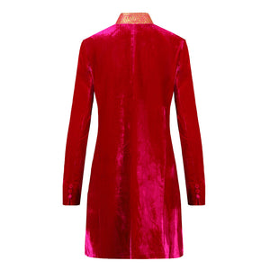 Raspberry Regal Velvet Grace Jacket