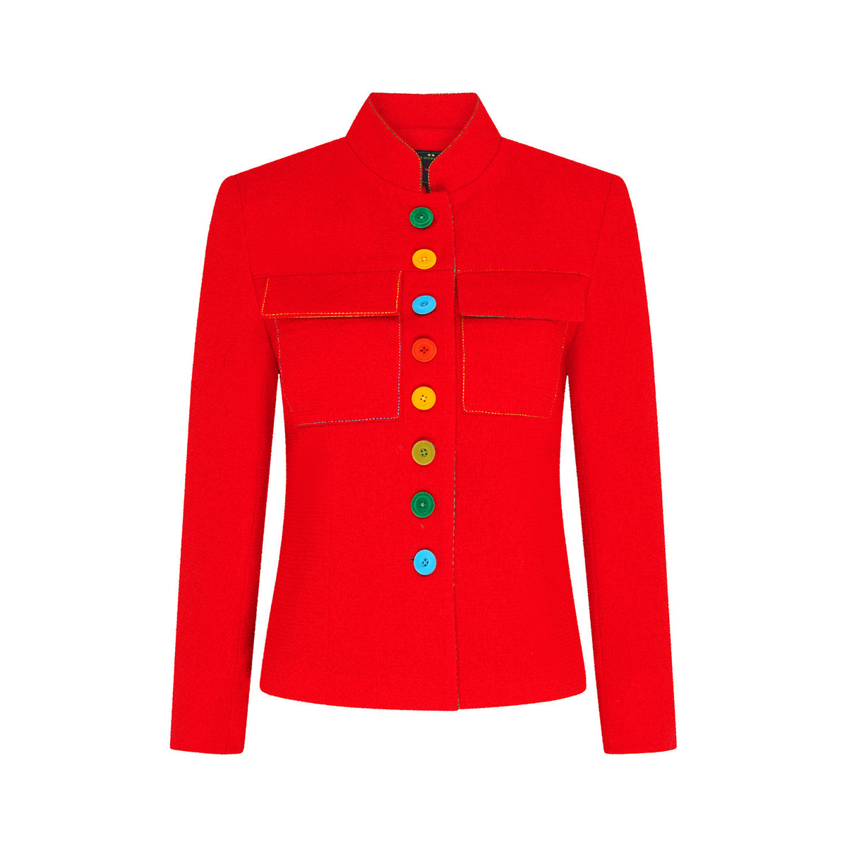 Red Tessie Cotton Jacket