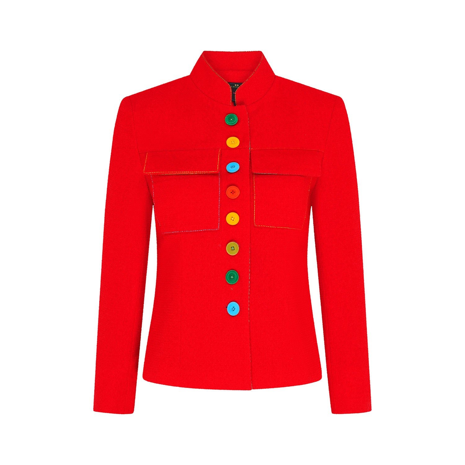 Red Tessie Cotton Jacket
