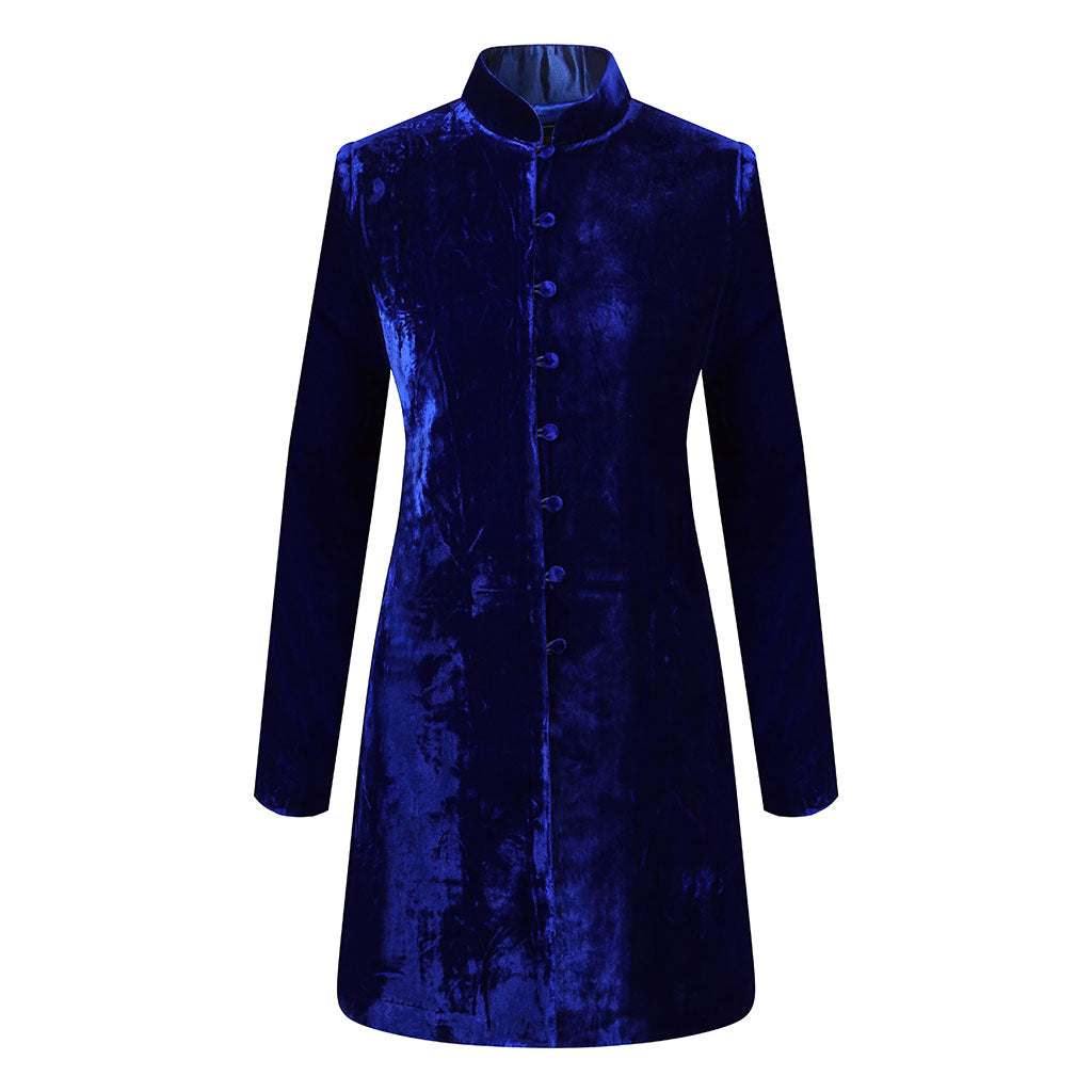 Royal Blue Velvet Grace Jacket