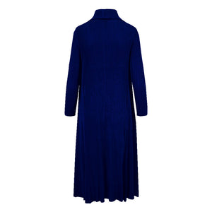 Royal Blue Waterfall Crinkle Coat