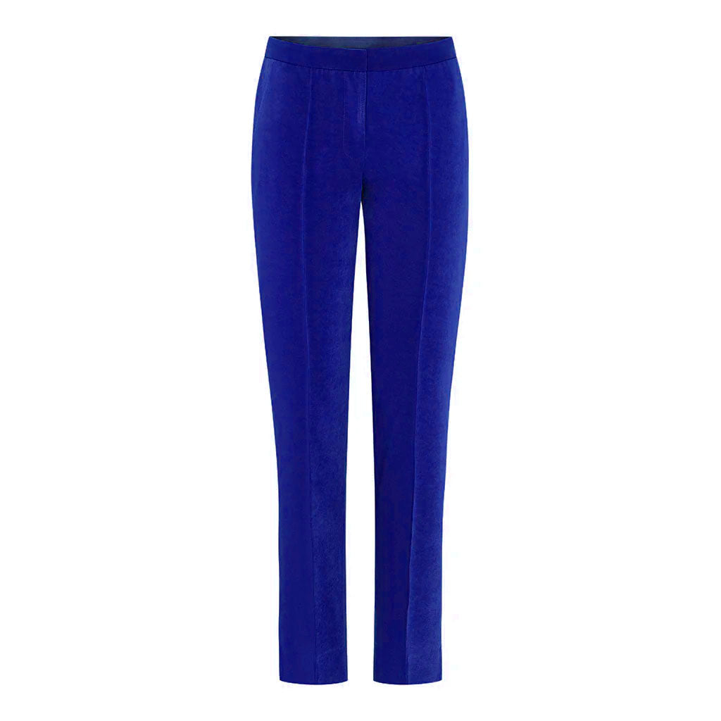 Royal Blue Tapered Trousers