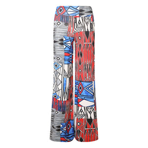 Tribal Wide Stretch Flare Trousers