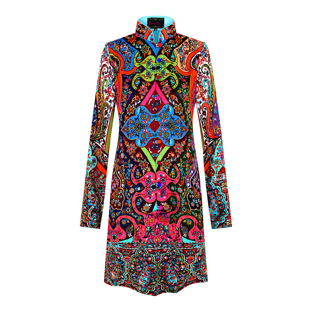 Tropical Paisley Shawl Carnival Jacket