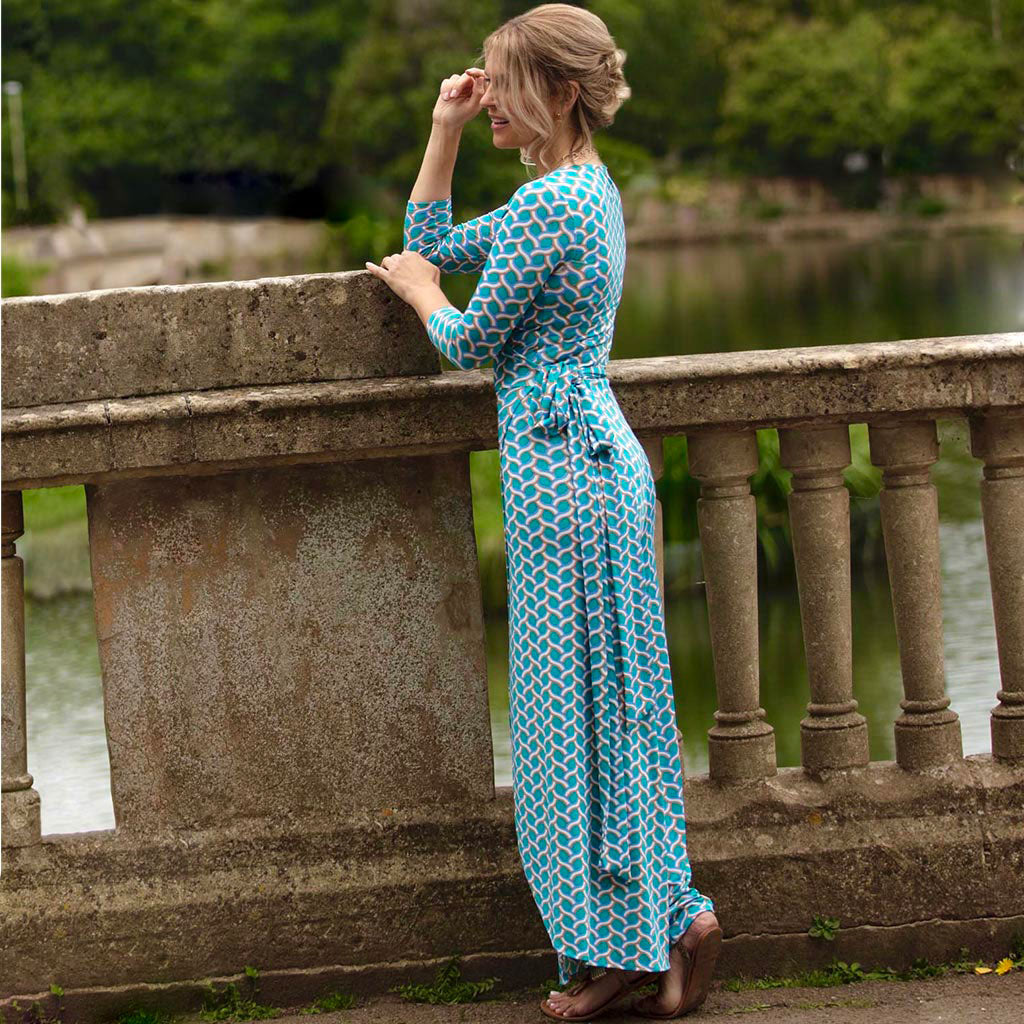 Turquoise jumpsuit for clearance wedding