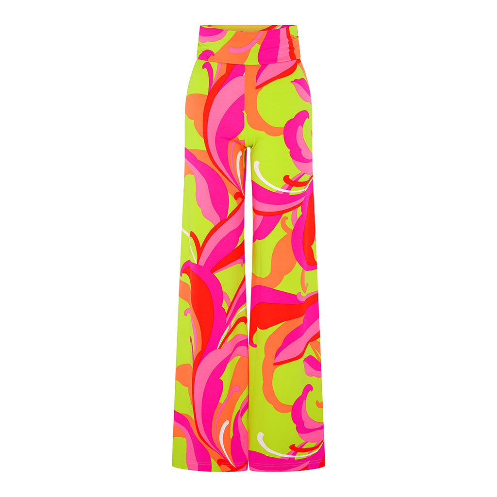 Tutti Frutti Wide Stretch Flare Trousers