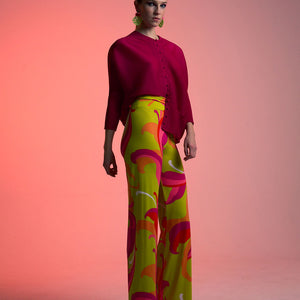 Tutti Frutti Wide Stretch Flare Trousers