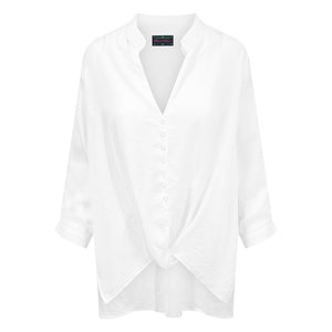 White Fritzi Oversized Shirt