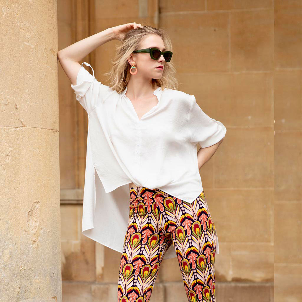 White Fritzi Oversized Shirt