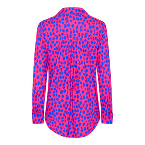 Wild Orchid Print Santorini Shirt