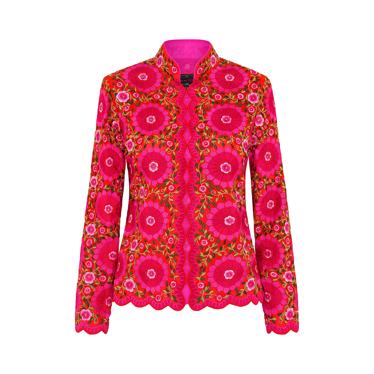 Orange/Pink Embroidered Rosalie Jacket
