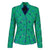 Emerald Tudor Revere Embroidered Short Jacket