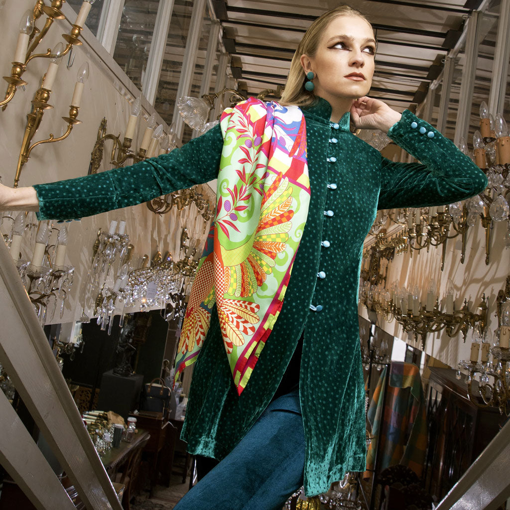 Jade Dotti Devore Velvet Grace Jacket