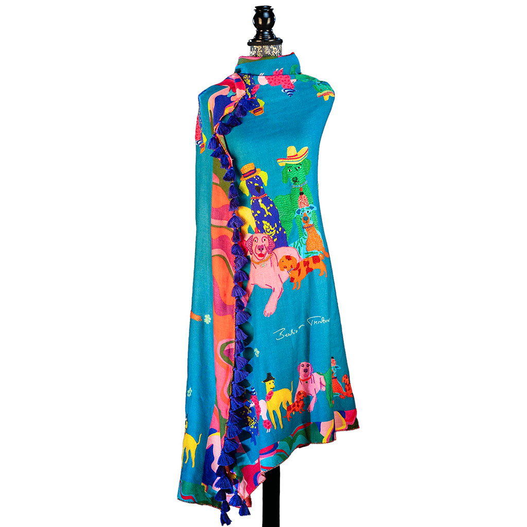 Radiant Poochies Stilvoll Wool Shawl