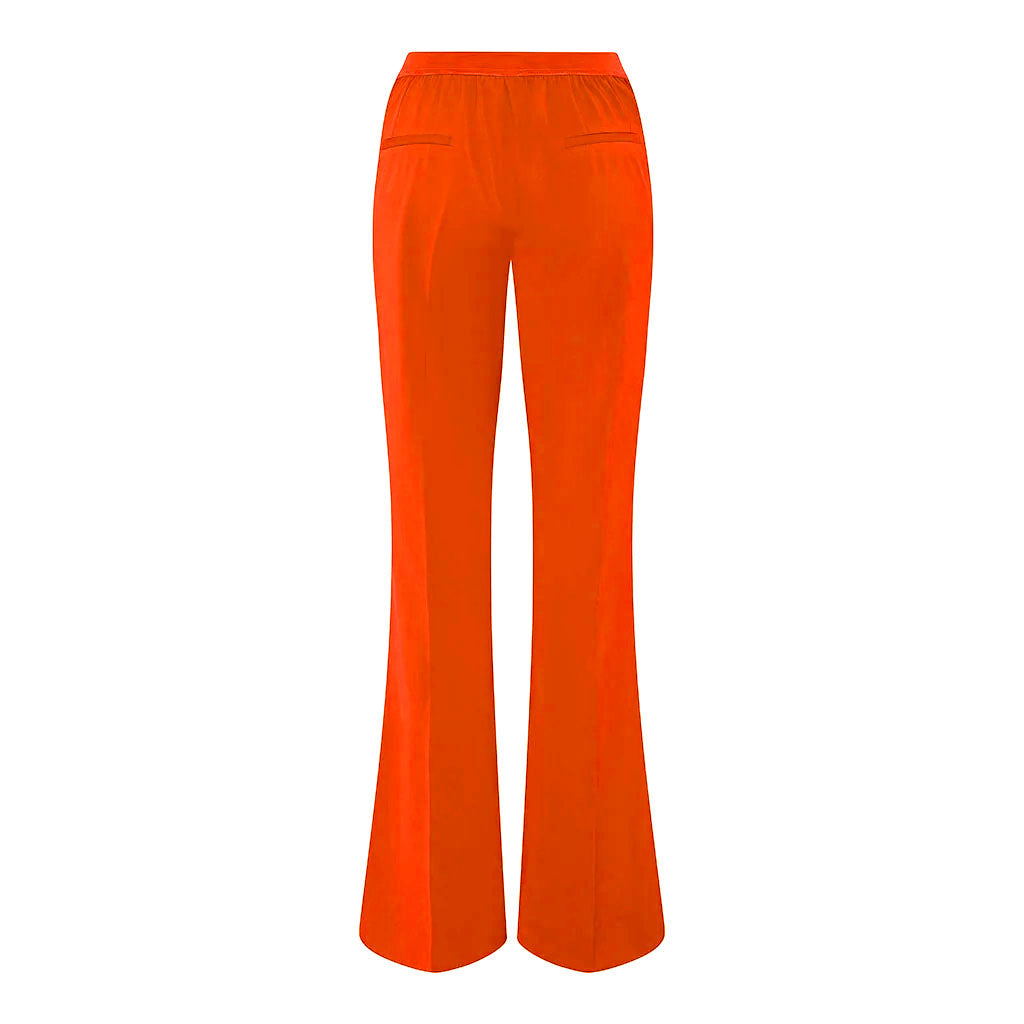 Orange Flared Trousers