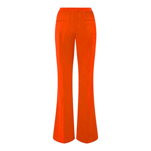 Orange Flared Trousers