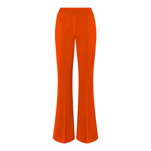 Orange Flared Trousers