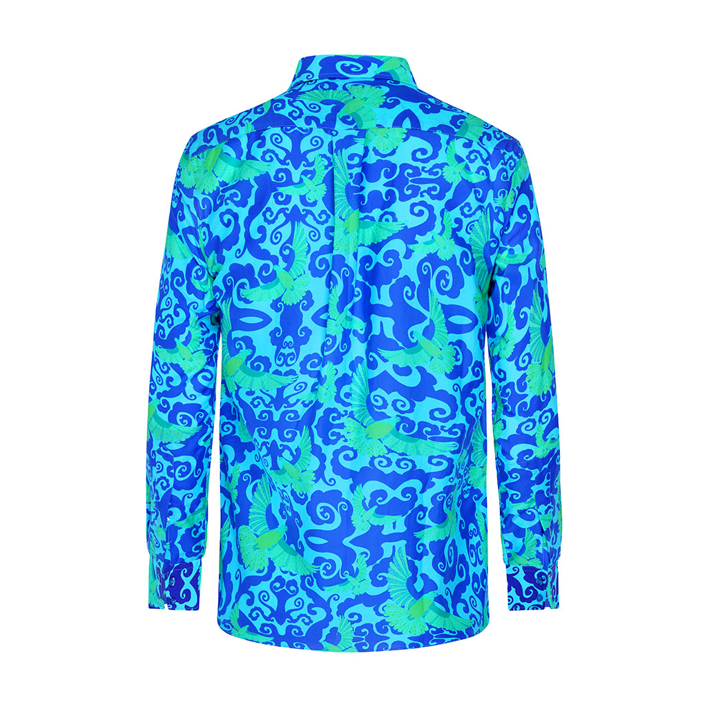 Blue Peace Dove Mens Michael Shirt