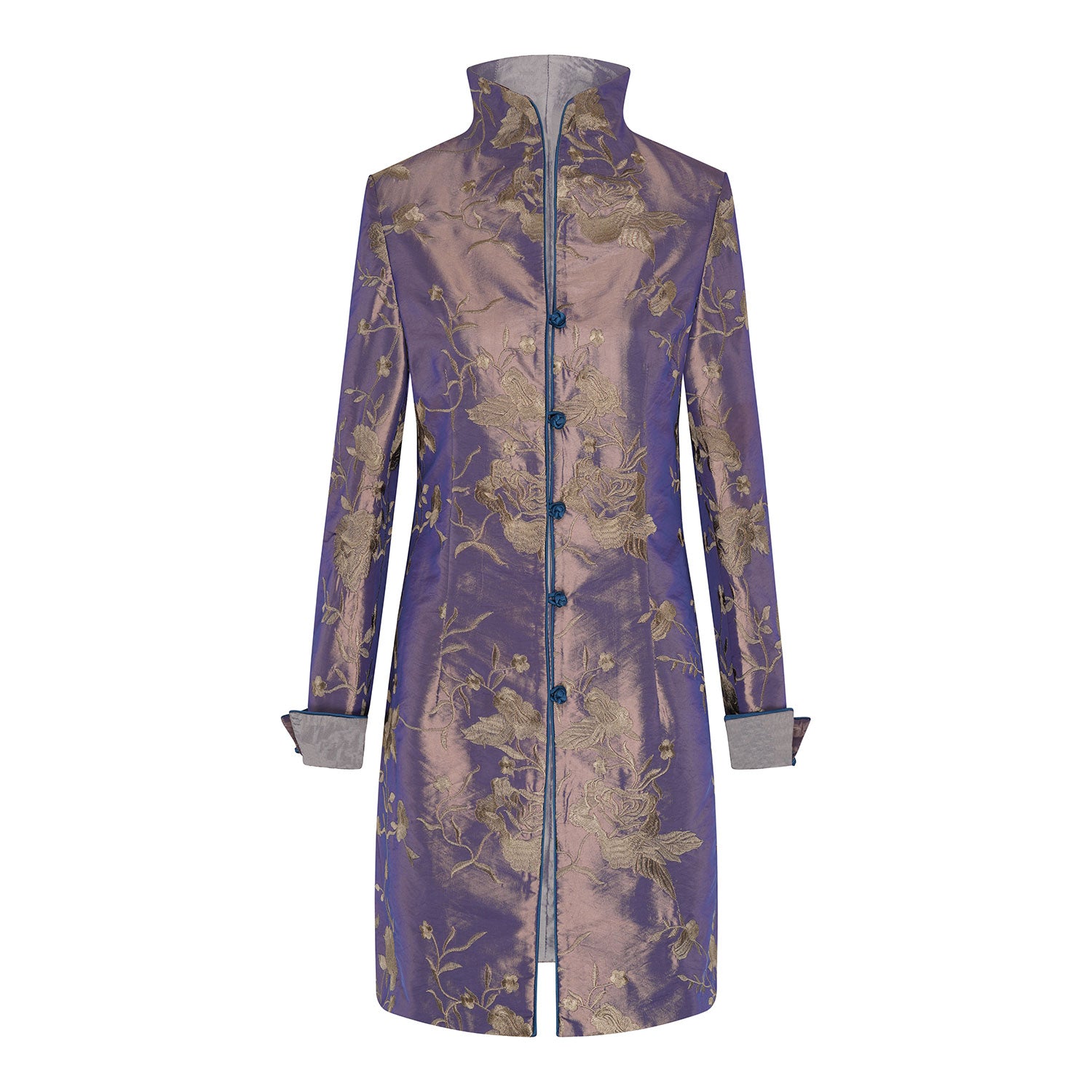 Bronze/Teal Embroidered Holden Jacket